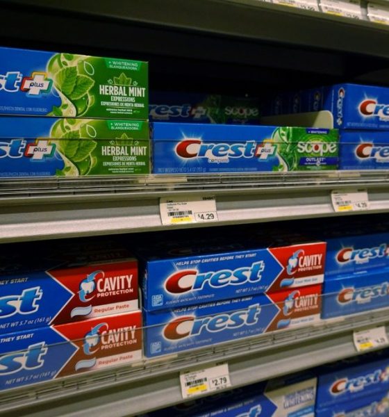 Procter & Gamble, maker of Crest toothpaste, reported another strong quarter amid demand for cleaning items during the pandemic