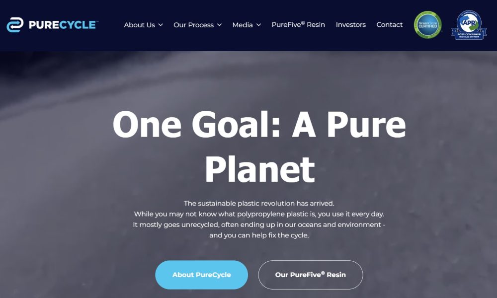 PureCycle Technologies Stock Explodes 23% on Record Production and Strong