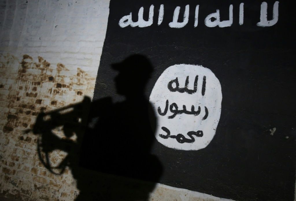 A representational image of the ISIS flag.