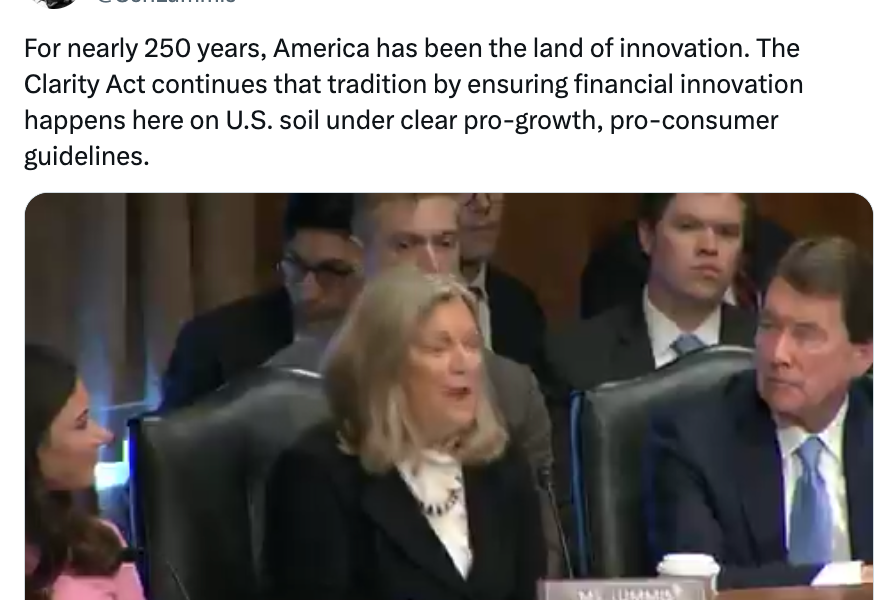 US CLARITY Act Brings ‘Major Spike of Euphoria’ to Bitcoin: Santiment