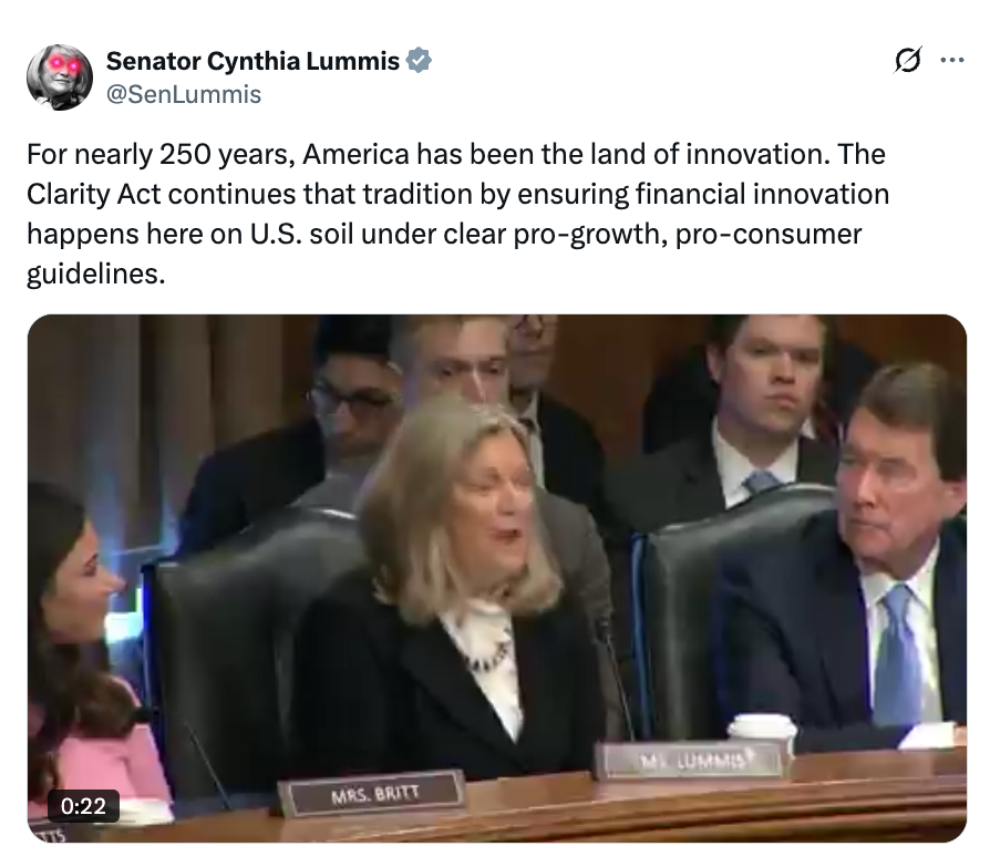 US CLARITY Act Brings ‘Major Spike of Euphoria’ to Bitcoin: Santiment