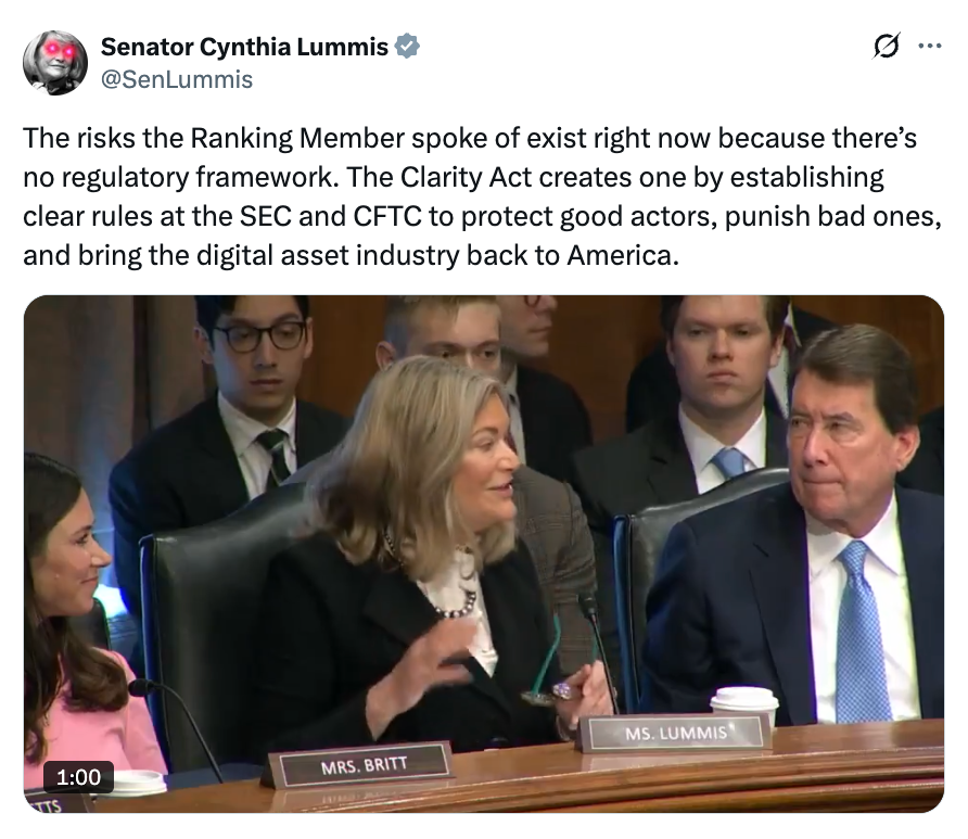 US CLARITY Act Will Be a ‘Boon For Domestic Innovation’: A16z