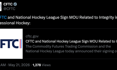 CFTC Signs MOU with National Hockey League over Prediction Markets