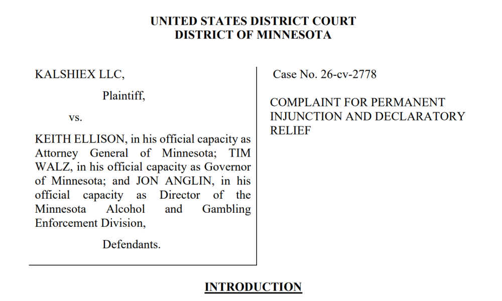 Kalshi Sues Minnesota, CFTC Files Against Rhode Island as Prediction Markets Legal Battles Continue