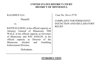 Kalshi Sues Minnesota, CFTC Files Against Rhode Island as Prediction Markets Legal Battles Continue