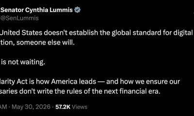 Senator Lummis Warns China Will Overtake the US in Crypto if CLARITY Bill Stalls