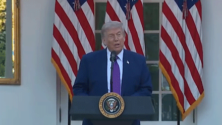 Trump flinches during speech fearing bird was drone attack on White House | News US