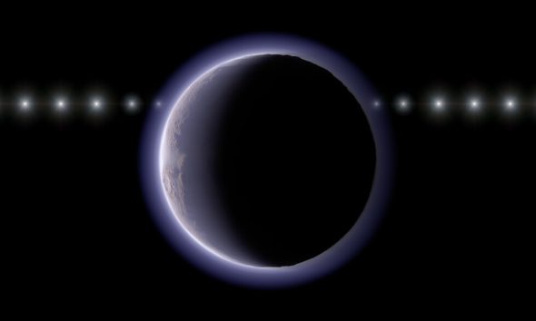 Astronomers detect an atmosphere around a mini Pluto