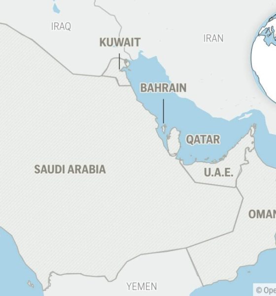 British military says ship caught fire after being hit off coast of Qatar