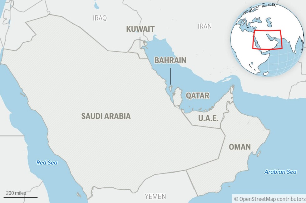 British military says ship caught fire after being hit off coast of Qatar