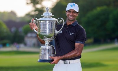 Aaron Rai of England wins the PGA Championship for his first major title