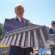 Trump takes reporters to ballroom construction site