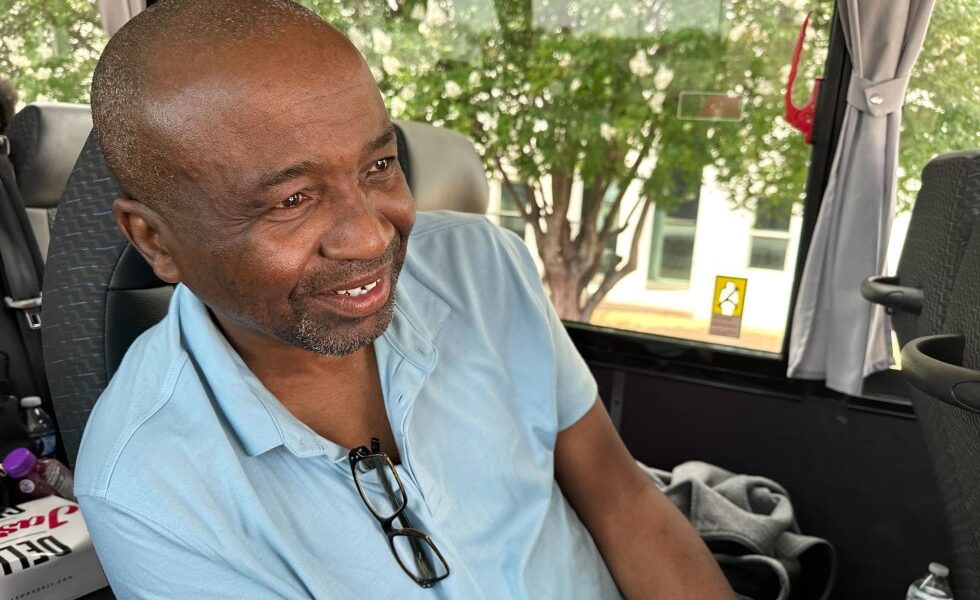 An old political fight is renewed for bus riders on the road to Montgomery