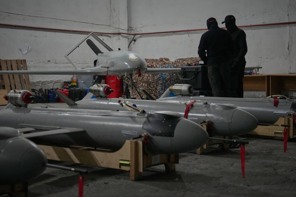 Ukrainian drones strike Russian energy sites and set off fires