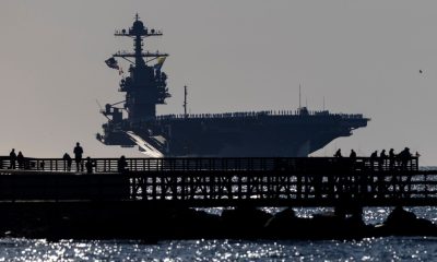 World's biggest aircraft carrier returns to the US after 11 months at sea