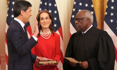 Warsh is sworn in as the new Fed chair during a White House ceremony