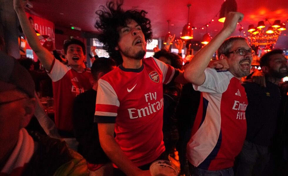 Arsenal wins its first Premier League title in 22 years