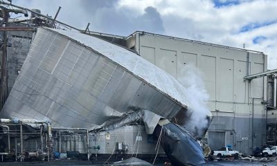 Chemical tank implodes at Washington mill, killing 1 and leaving 9 missing