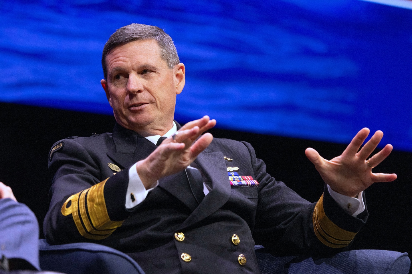 Navy chief's warning over sea lanes, submarine politicisation