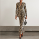 zebra print suit