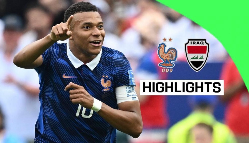 Kylian Mbappe celebrating a goal