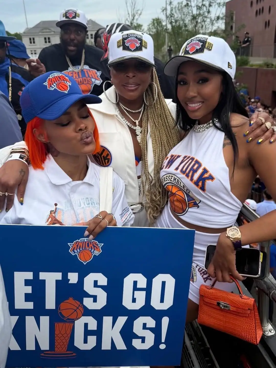 1 Alicia Keys Yung Miami Mary J Blige Teyana Taylor And More Celebrities Celebrate The New York Knicks Championship Parade In NYC