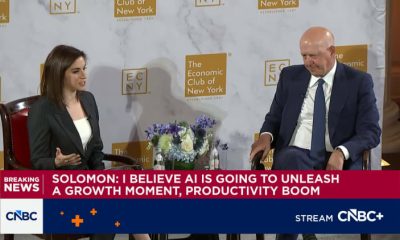 Goldman's David Solomon on AI environment: In a moment where there's more greed than there is fear