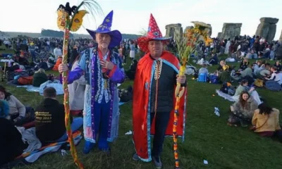 'Merlin' turns up at Stonehenge for the summer solstice | News UK