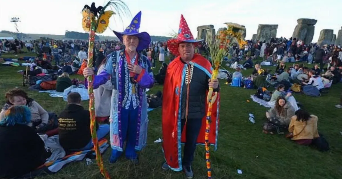 'Merlin' turns up at Stonehenge for the summer solstice | News UK