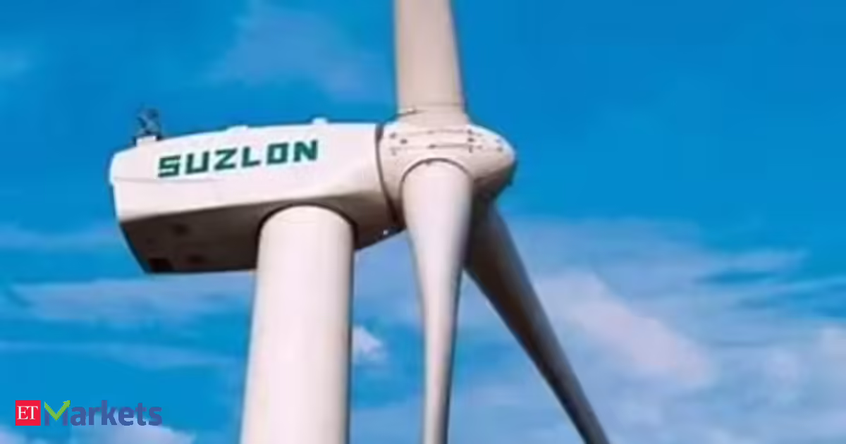 Suzlon Energy shares fall over 2% after SEBI fines Rs 29 crore for misleading financial statements