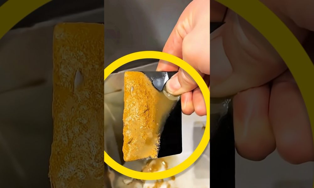 How Much Money Does He Make from the Gold Dust He Has Been Saving? #shorts #gold #viral #money