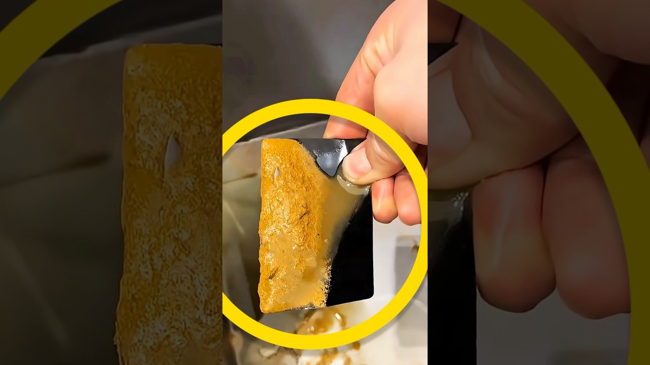 How Much Money Does He Make from the Gold Dust He Has Been Saving? #shorts #gold #viral #money