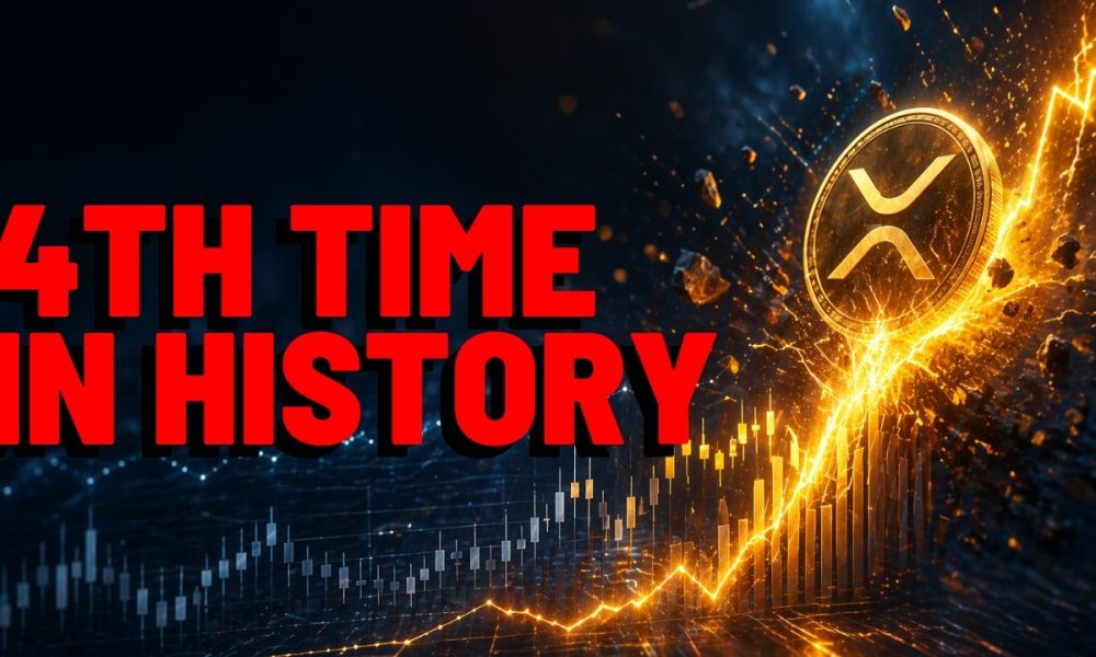 XRP "BACK IN ZONE IT HAS ONLY SEEN 4 TIMES IN 13 YEARS"