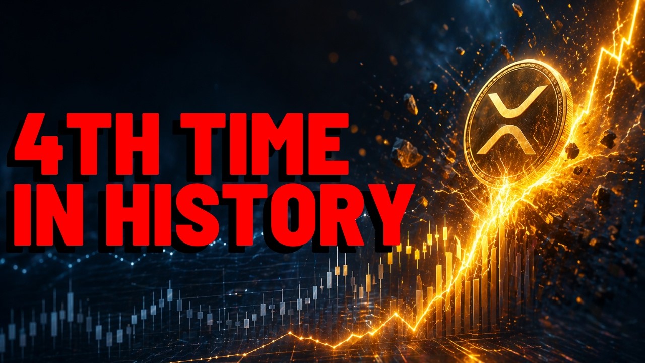 XRP "BACK IN ZONE IT HAS ONLY SEEN 4 TIMES IN 13 YEARS"
