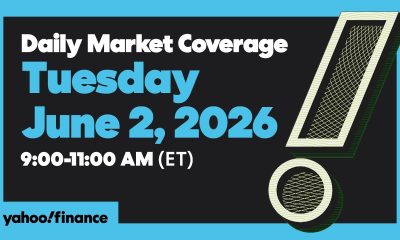 Yahoo Finance Live: Dow, S&P 500, Nasdaq teeter from records, US-Iran tensions weigh on AI optimism