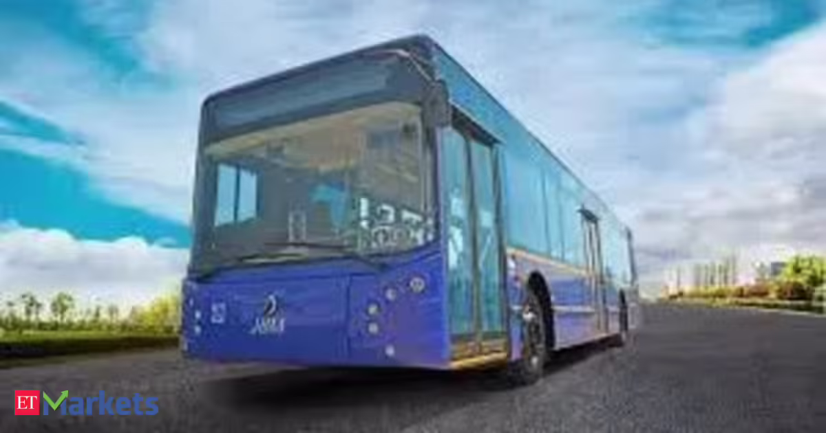 JBM Auto shares climb 5% as it leads India's electric bus market in May with 49% share