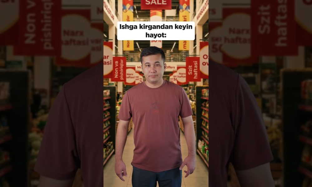 Ishga kirgandan keyingi holat #work #bazar #market #pulligap #money #rek #uzbekistan