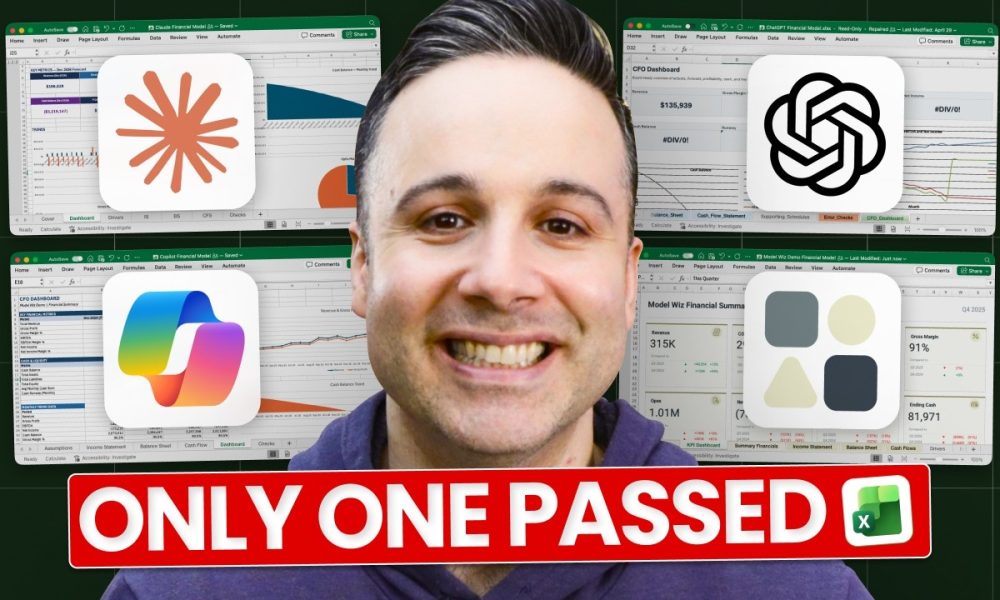 I Asked 4 AI Excel Tools to Build a Financial Model. Only One Passed