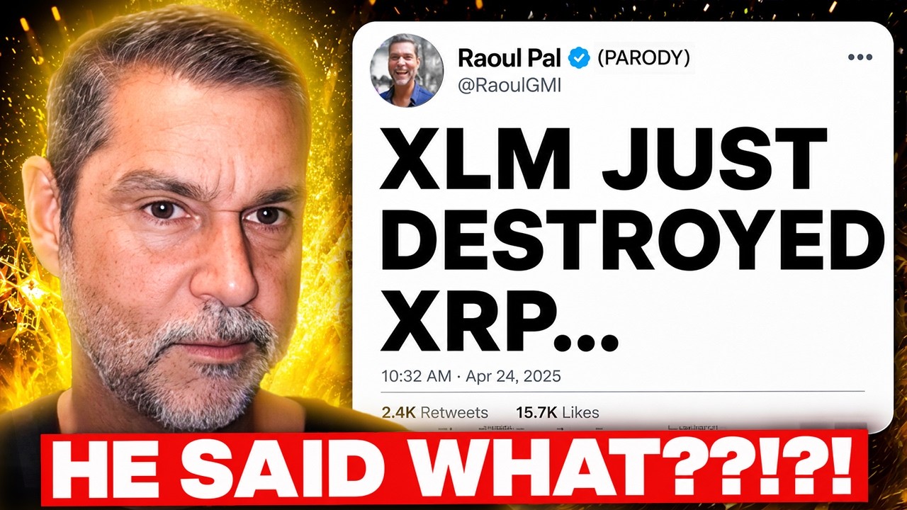 THIS IS IT?... XLM DESTROYED XRP... (RAOUL PAL)