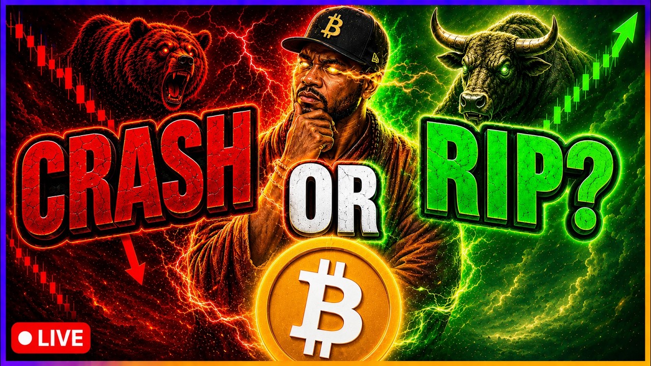 Does Bitcoin Crash or Rip? Live Trading