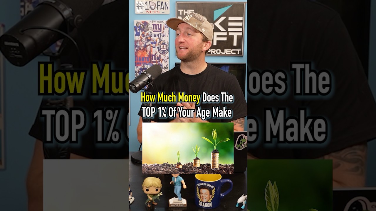 How Much Money Does The Top 1% Make Per Age?! #shorts #money #salary #age #job