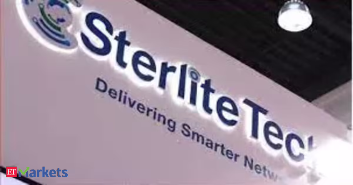 Sterlite Tech shares slide 5% after rallying 56% in one month. Here's why