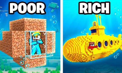 POOR vs RICH Submarine Battle in Minecraft