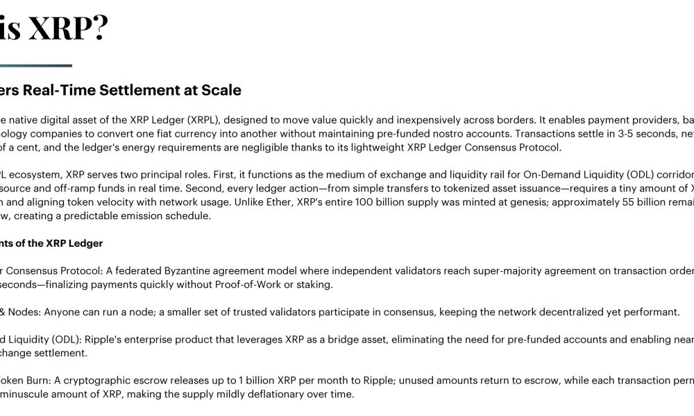 Jesse of Apex Crypto is in the news as he argues that XRP is being deliberately held down in price. Citi 2021 document reopened.
