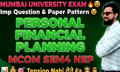 Personal Financial Planning|Mcom sem4nep|Most Imp Question|Paper Pattern|University Solution|Ark sir