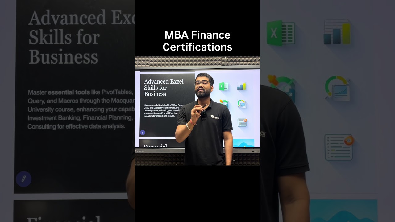 Finance Certifications- 2026 | MBA Finance #finance #mbafinance #financecertification