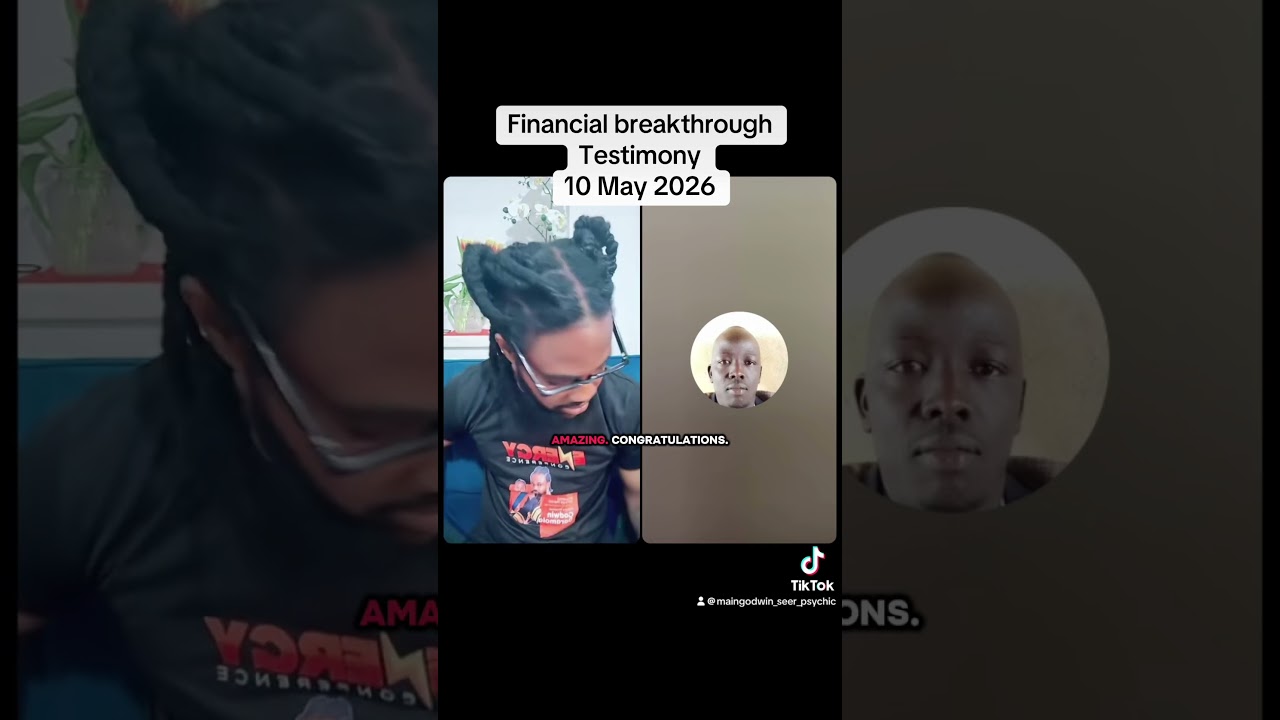 Financial breakthrough testimony 10 May 2026