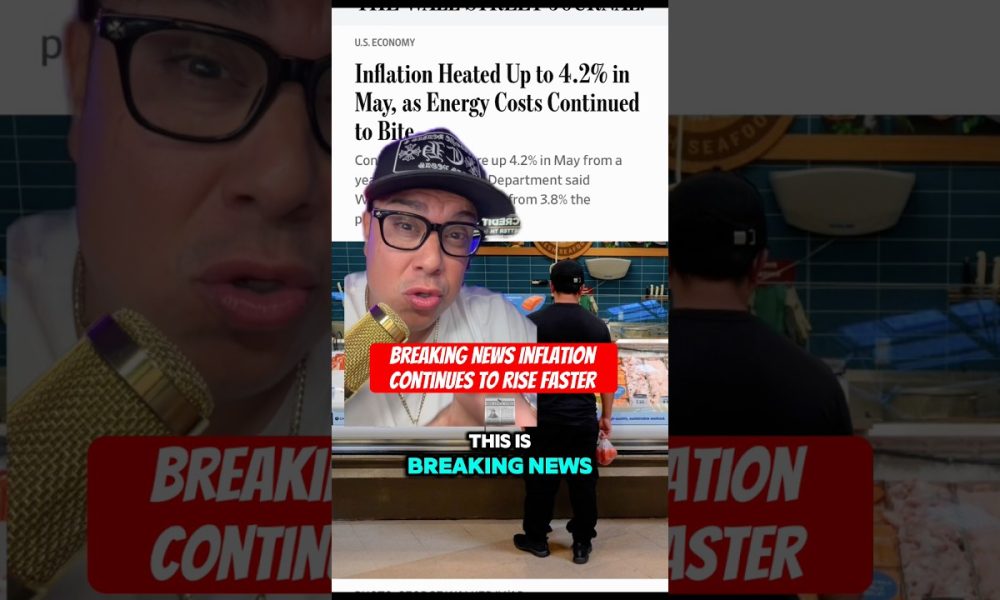 Breaking News Inflation Rises Faster! #shorts #money #finance  #breakingnews #economy #inflation