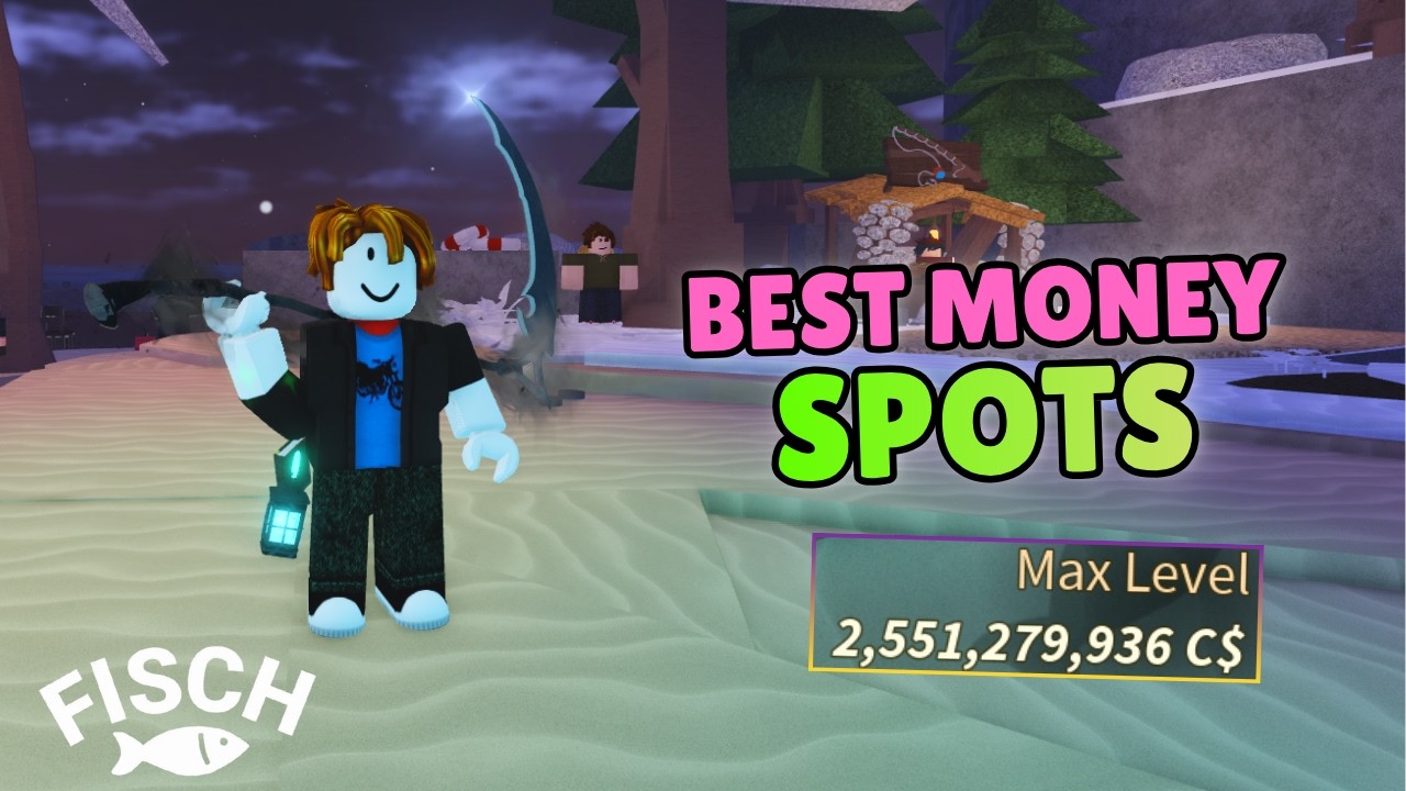 *NEW* BEST MONEY FARMING LOCATIONS In FISCH! Roblox