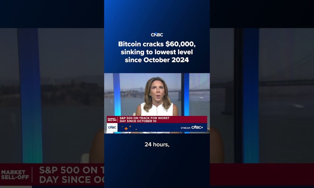 Bitcoin cracks $60,000 sinking to lowest level since October 2024